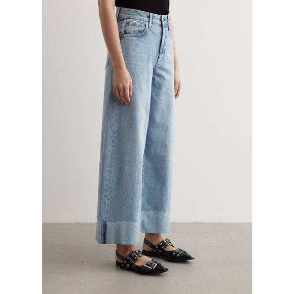 Rag & Boney Sofie Crop Jean With Cuff in Mari 29 - Picture 4 of 5